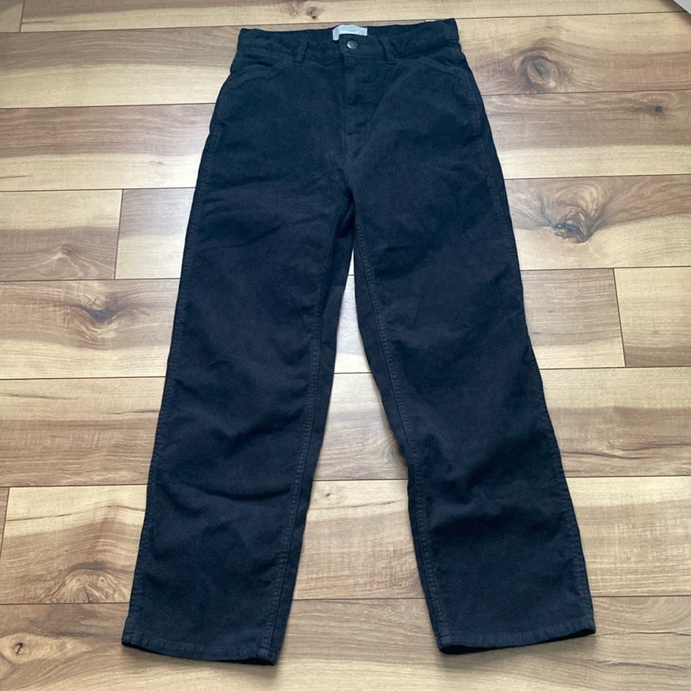 Everlane Organic Cotton Elastine Black Chinos
